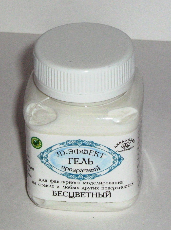 Гель 3D-эффект, 90 мл, Бесцветный